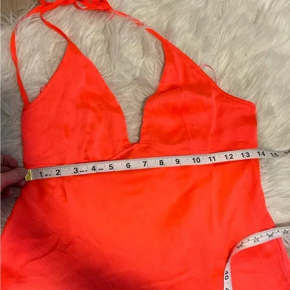 Free People Neon Halter Mini Dress - Picture 11 of 13